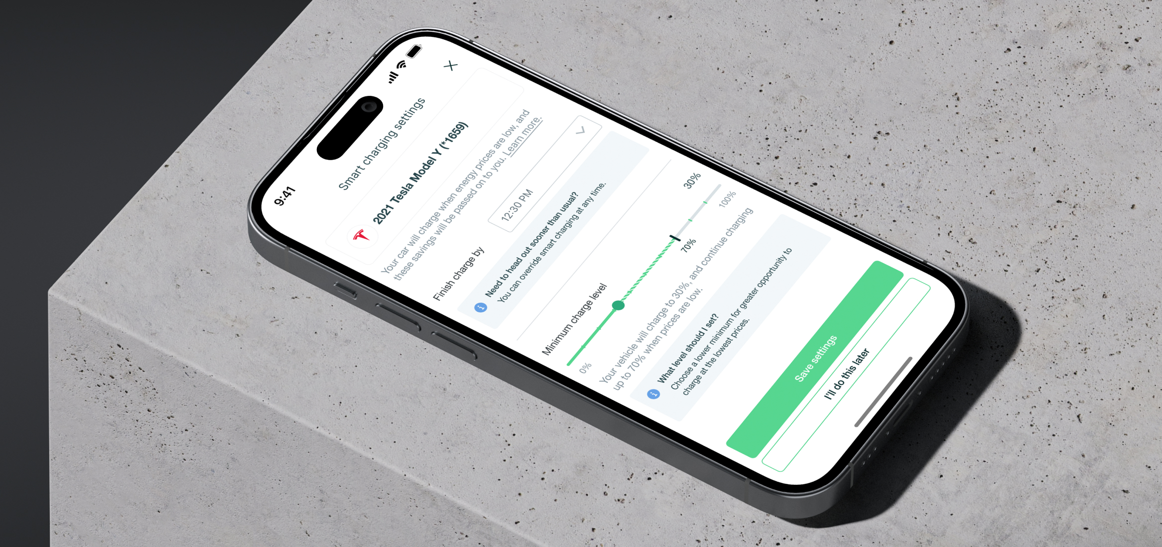 David Energy app overview